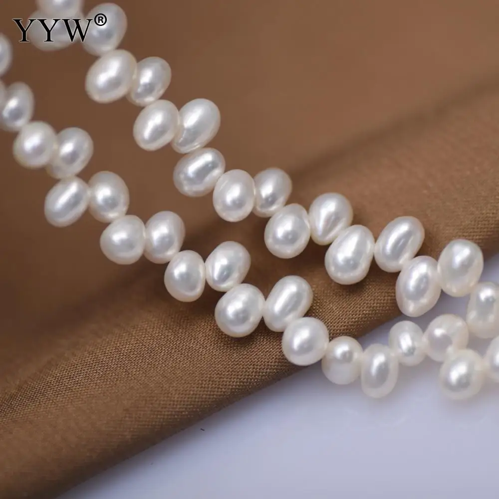 

Cultured Rice Freshwater Pearl Beads DIY top drilled white 4-5mm Wholesale Pearls For Jewelry Making DIY Necklace Bracelet