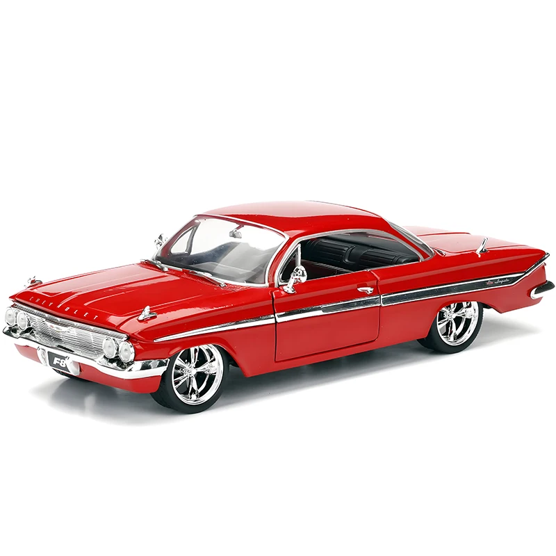JADA 1:24 돔의 임팔라 합금 자동차 다이캐스트 및 장난감 차량 자동차 모델 미니어처 스케일 모델 자동차 어린이용
