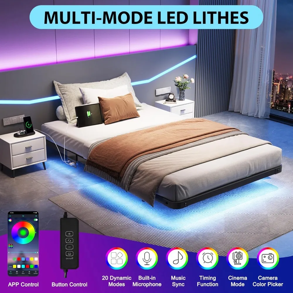 Thumbnail 3 - #5 Trending Metal Platform Beds Right Now