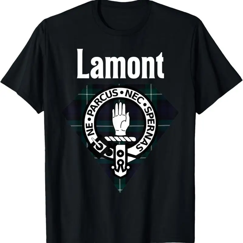 

Футболка Lamont Clan Scottish Name Герб в клетку тартан