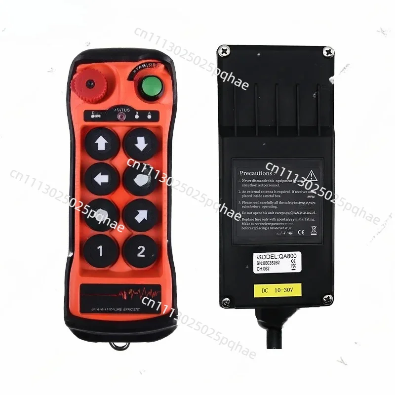 QA800 8 keys single speed Industrial Wireless Radio Crane Remote Control switches Hoist track Crane Lift Controller