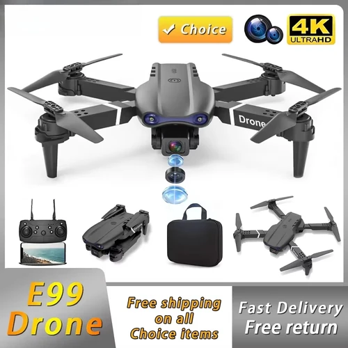 Imagen 2 del producto E99 Pro Drone Quadcopter mango de Control remoto avión de cuatro ejes HD 6K fotografía UAV fijación de altitud helicóptero Juguetes