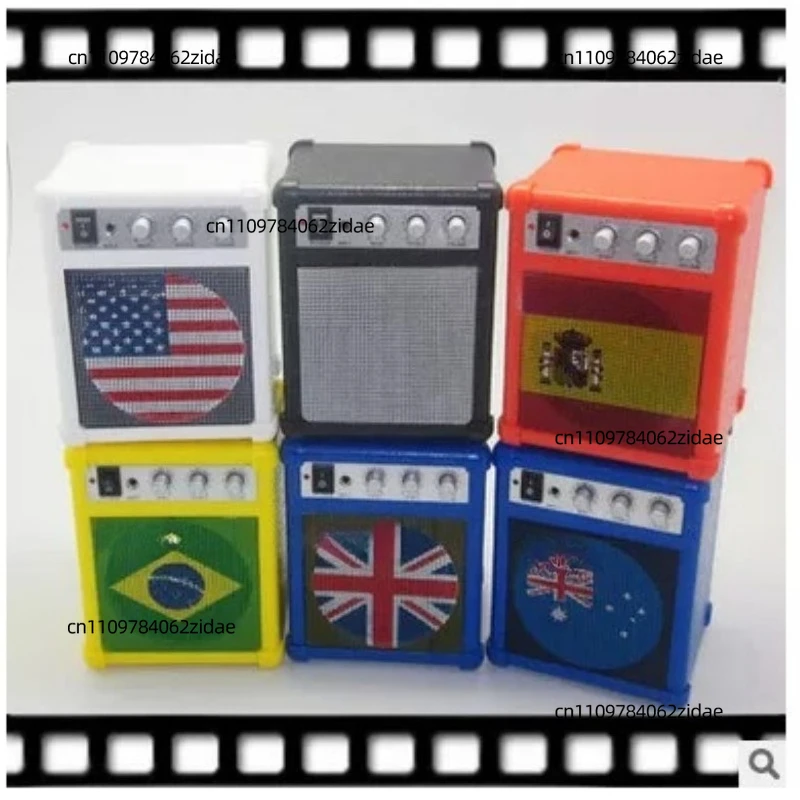 for Retro Guitar Amplifier Mini Speaker Portable Desktop Stereo Creative Subwoofer Support MP3 Phone Computer Playback