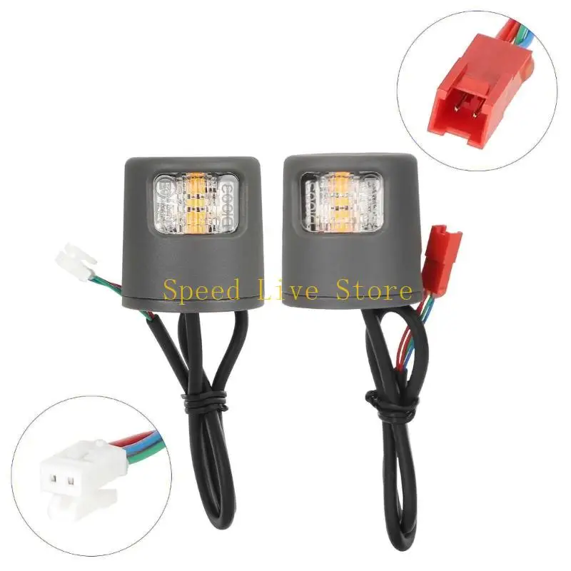 

547C Waterproof Turn Lamp Alternative Scooter Handlebars Enhanced Night Driving Safety ABS Material