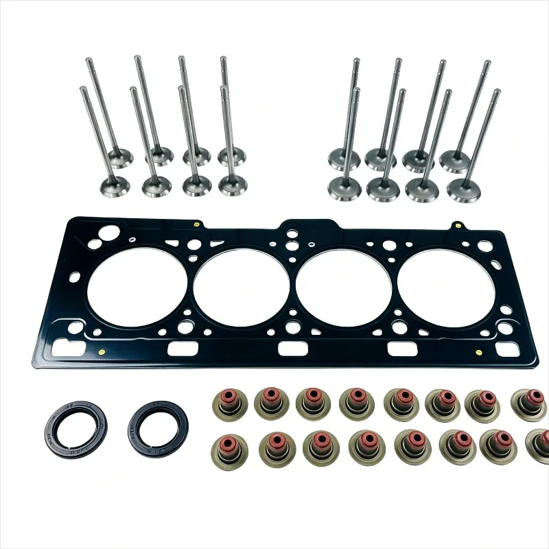 Intake Valve Exhaust Valve Repair Kit Compatible with Nissan Platina Renault Clio Kangoo 1.6 16V K4M Engine Replacement Parts