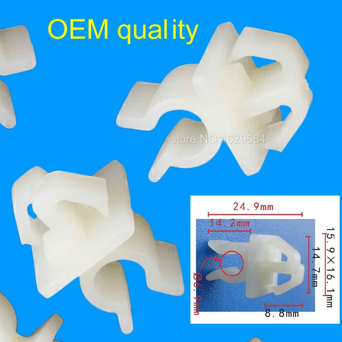 Nylon Hood Rod Clip for Toyota - OEM Replacement