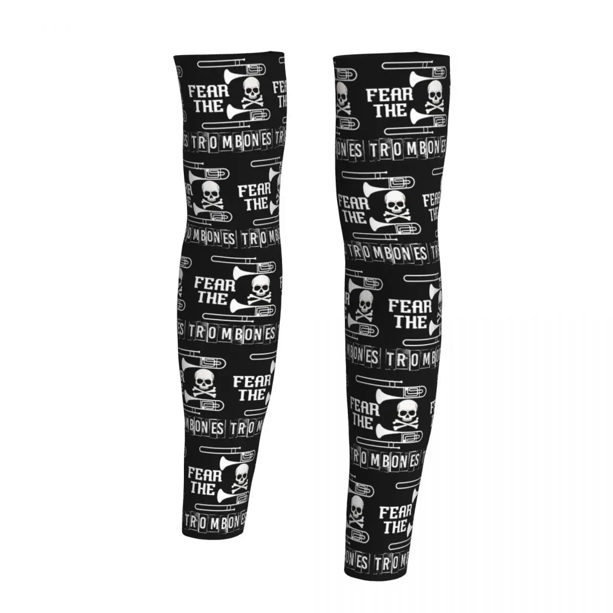 Fear The Pombones Рукава Рукава Мужчины Женщины Защита от солнца и ультрафиолета Татуировки Прикрытие Спорт Охлаждение Велоспорт