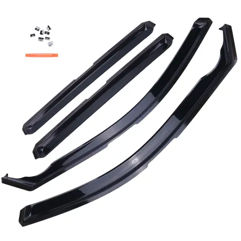 Window Rain Guards Front/Rear Deflectors Wind Sun Visor Shades Black Car Window Vent Visors for Grand Cherokee 2022-2025