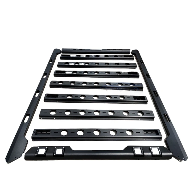 

Customized Universal Offroad SUV Steel Iron Aluminum 4x4 Roof Rack Luggage Carrier Basket Perfect Fit Jimny JB74 4Runner Models