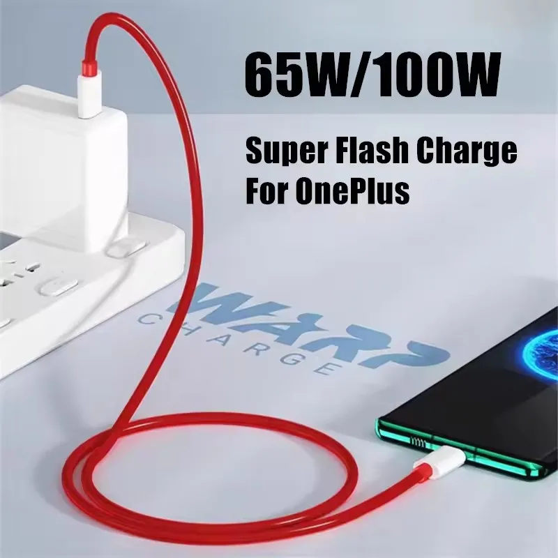 SuperVOOC Fast Charging Dual Type C USB-C Cable 65W 100W 150W For OnePlus 9 10 11 12 13 Nord 2T 3 N300 ACE 2 3 5 Pro Realme OPPO