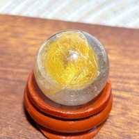 Healing High Quality Natural Crystals Golden Rutile Sphere Rainbow GemStone Reiki Home Decorations Colorful Mineral Energy Gift