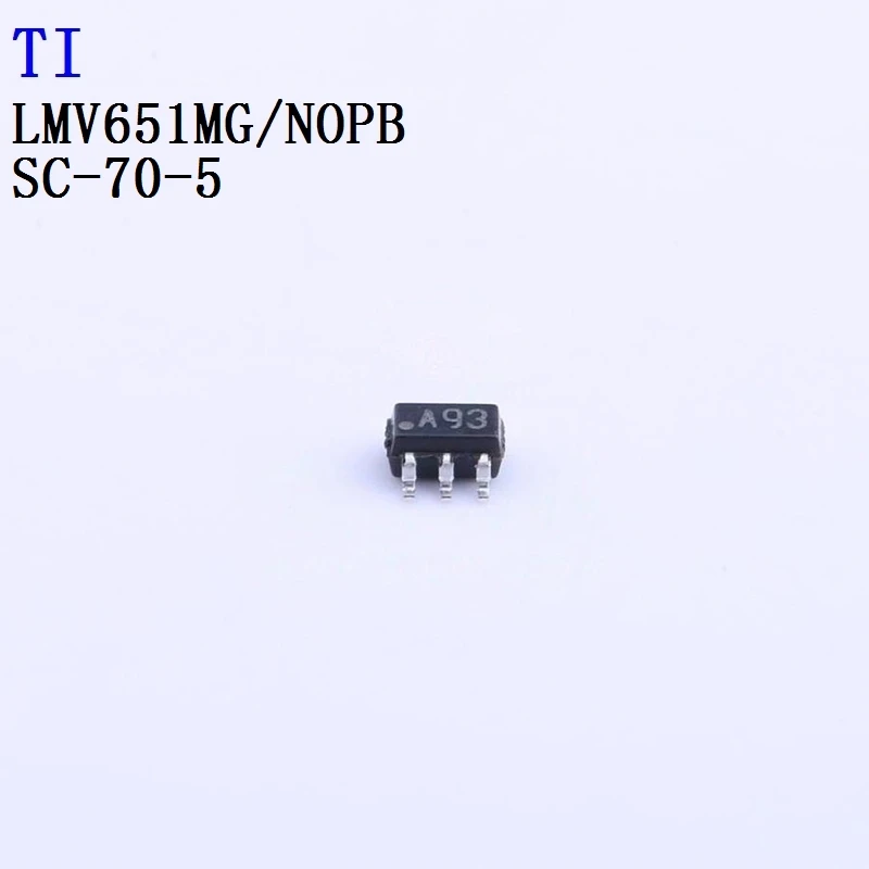 5PCS LMV651MG LMV651MGX LMV7219M5 LMV7219M5X LMV721IDBVR TI Operational Amplifier