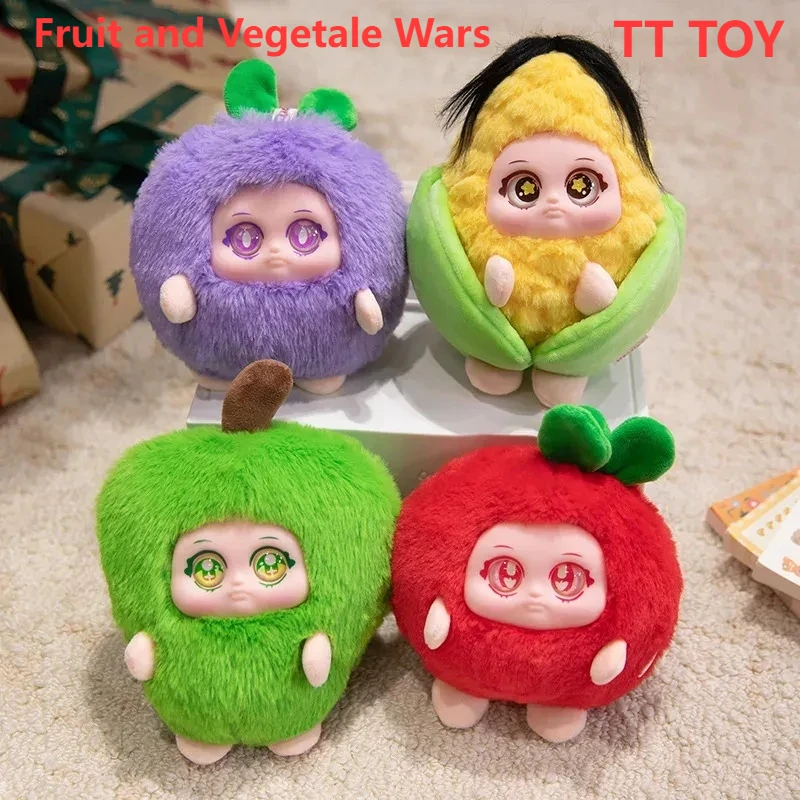 

Оригинальная серия фруктов и овощей, виниловая плюшевая глухая коробка, милая кукла с фруктами и овощами, брелок, подвеска, украшение для спальни, подарок