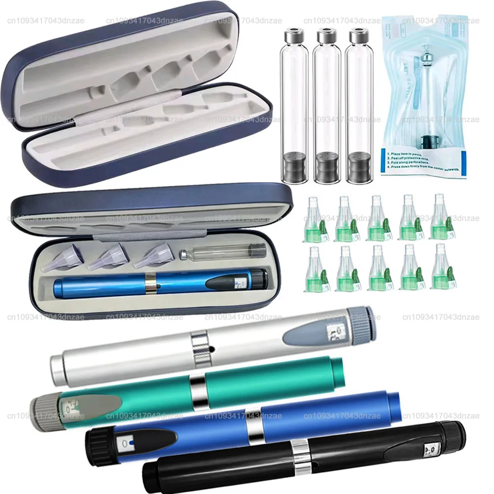 Wrinkle Remover Medical Aesthetic Magic Pen for Lilly Insulin Tattoo Pen, Universal Injection.With 3ml Bottles+32g/4mm Pen tips