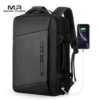 Mark Ryden 17 inch Laptop Backpack Raincoat Male Bag USB Recharging Multi-layer Space Travel Anti-thief Mochila