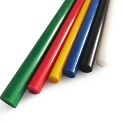 50cm colorful POM rods red blue yellow green sticks Polyoxymethylene rod stick