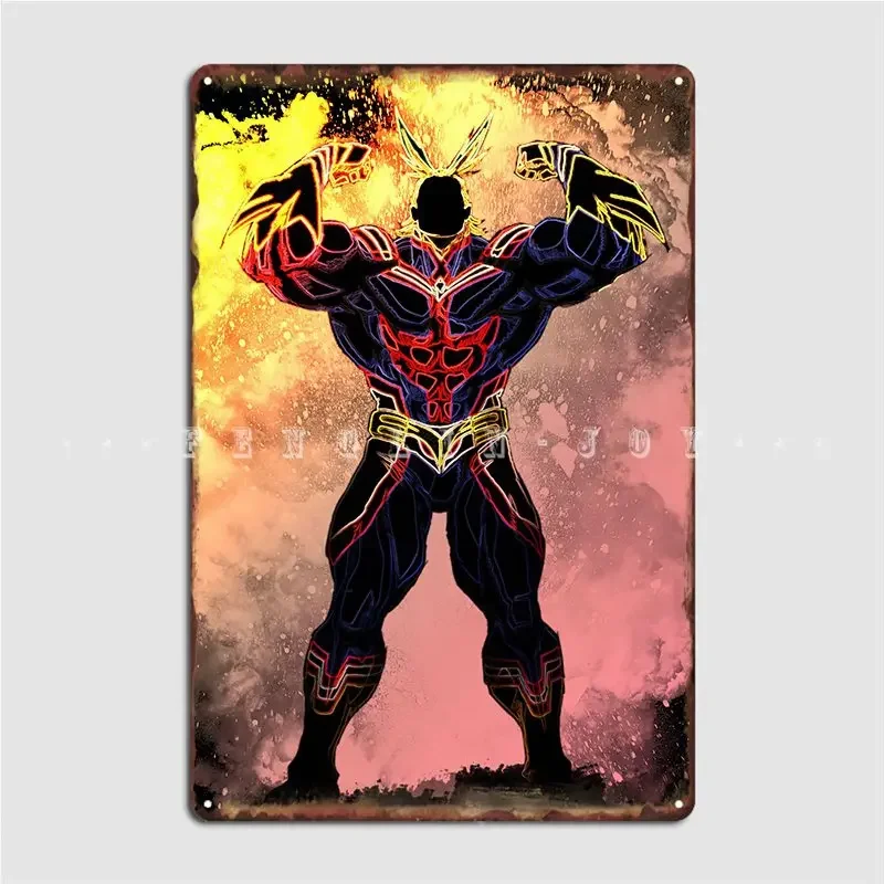 Soul Of One For All Metal Sign Wall Decor Mural Classic Club Tin sign Poster