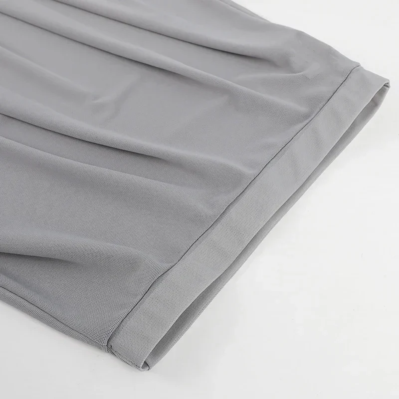 Falda de Ballet para mujer, falda envolvente de malla para adultos, tutú de Ballet, falda de Skate, bailarina elástica, ropa de entrenamiento de gimnasia y baile en 5 colores