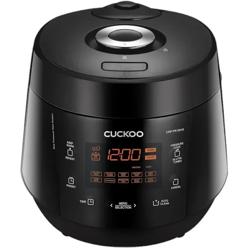 

home.CUCKOO CRP-PK1001S | 10-Cup/2.5-Quart (Uncooked) Pressure Rice Cooker | 12 Menu Options: Quinoa, Scorched Rice, Rice Cooker