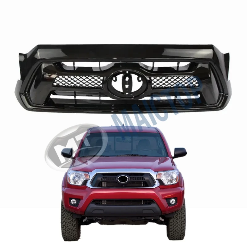 

Modification Maictop Hot Sell Hight-Quality Front Grille Assy Black Insert Grill for tacoma tacoma Canopy 2012-2015