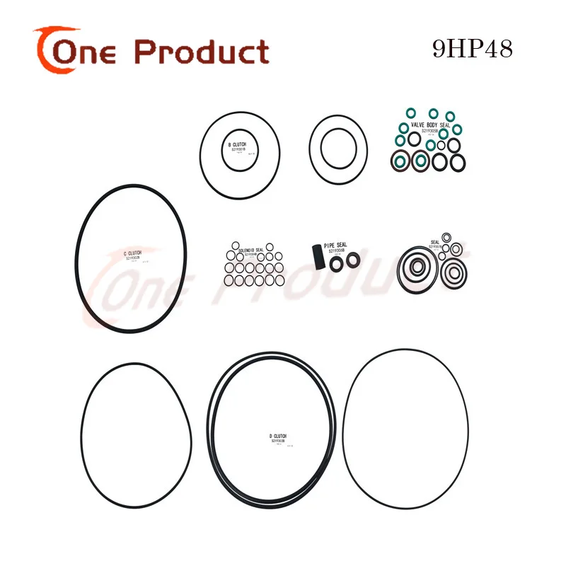 1set 9HP48 Automatic Transmission Seal Ring Repair Kit for Land Rover ZF9HP48 Gearbox Rebuild kit Car Accessories