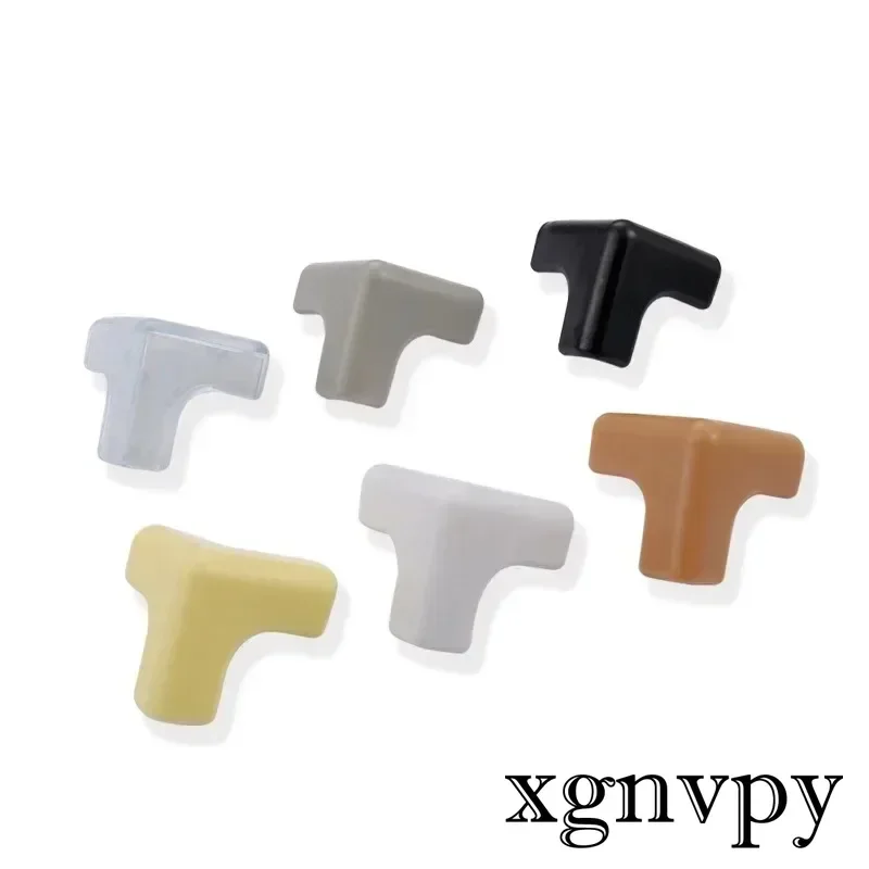 Xgnvpy-Protetor De Canto De Mesa De Silicone Para Crianças, Segurança Em Forma De T, Guarda De Borda De Mesa, Proteção Anti-Colisão, Bebê Seguro, 4Pcs