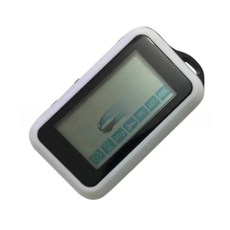 Car Alarms Keychain E90 LCD Remote Key Chain Control For Russian Starline E90 E96 E95 Two Way Alarm System Replacement Fob