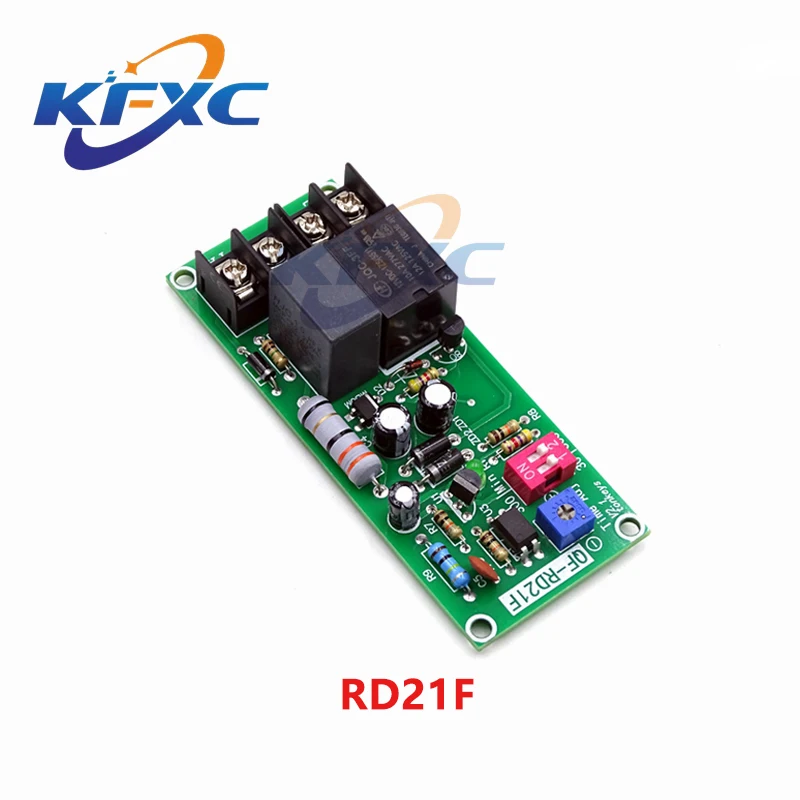1PCS RD21F AC 100V-220V Adjustable Timer Control Relay Module Turn Off Delay Switch Board for Exhaust Fan