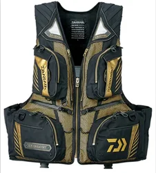 Dahe - detachable reflective striped fishing vest, flying fishing life jacket, waterproof, windproof, outdoor