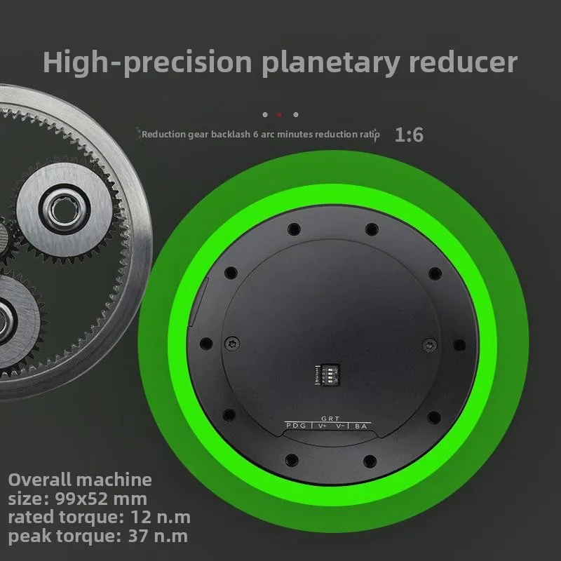 

Бесщеточный серводвигатель постоянного тока TS9012-6 SM12NM с малым объемом и большим крутящим моментом, редуктор, модуль для роботизированных соединений