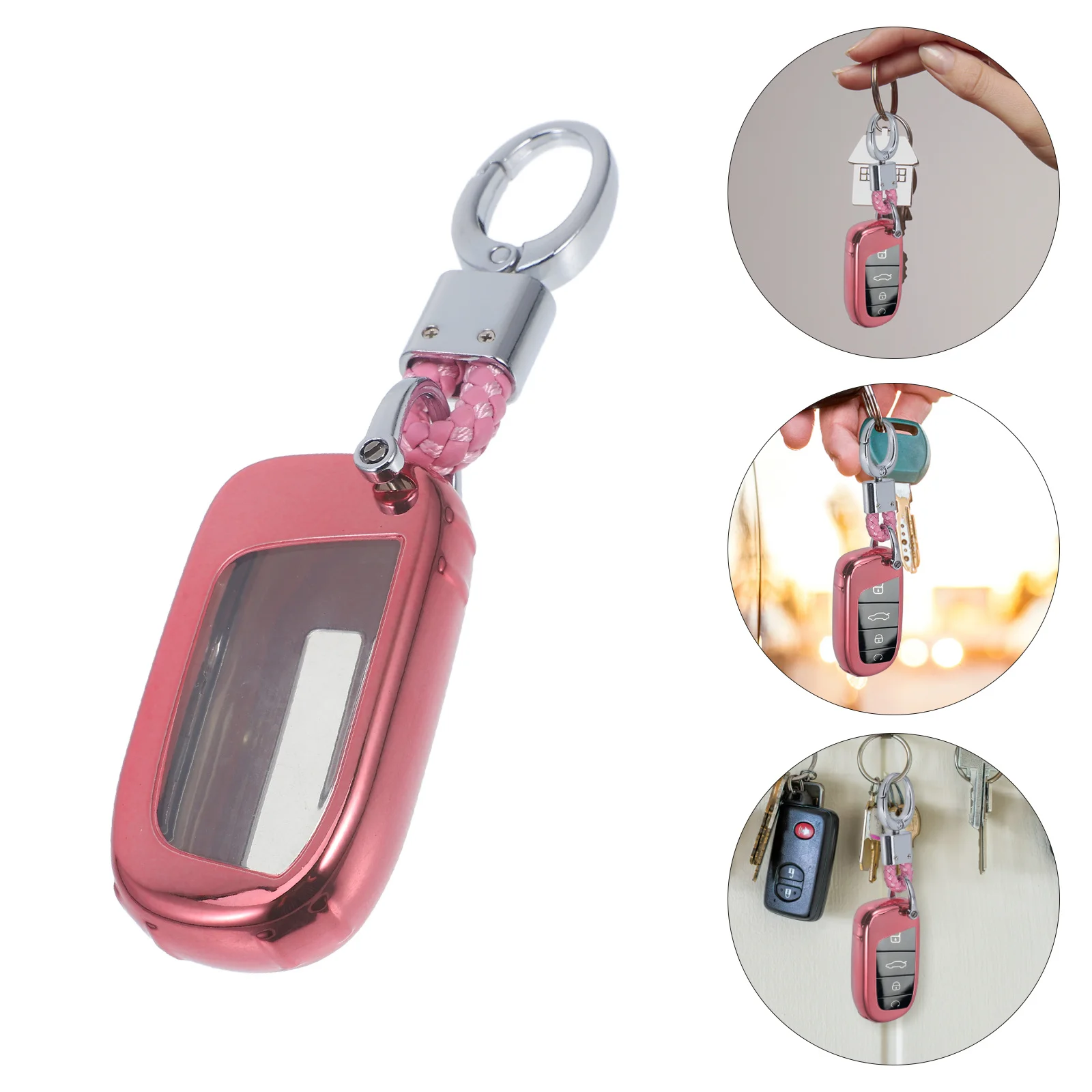 

Tpu Car Fob Cover Scratch Wear Resistant Fob Protector Full Protection Remote Key Shell Replacement For Car Owners Fashion