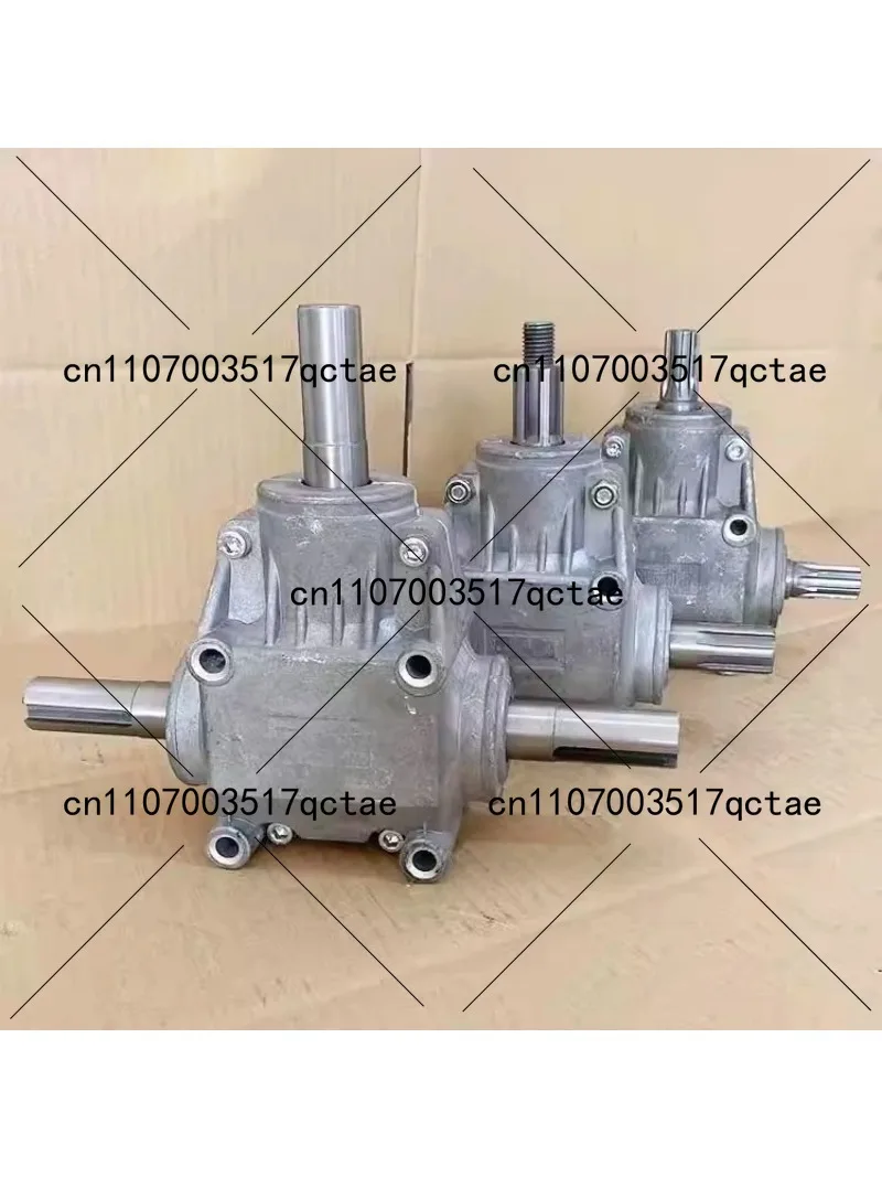 T-shaped Reinforced 1:1 Right-angle Gear Reducer/4-mode Gear Box/Steering Box/Commutator/90 Degree Angle Detector/Guide Box view 3