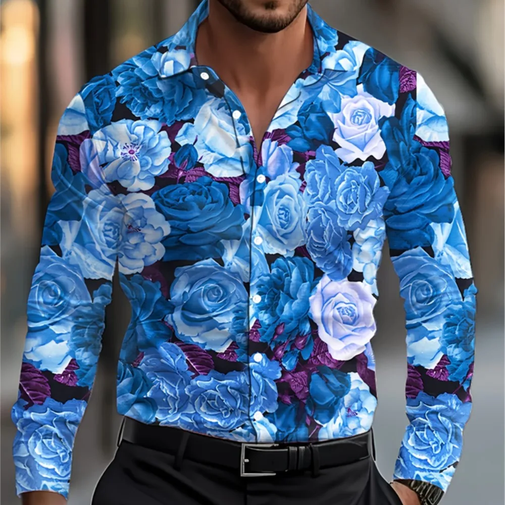 

Мужская рубашка с дизайном сращивания, новая весенняя однобортная мужская рубашка, повседневная удобная свободная базовая мужская рубашка с длинными рукавами, топ