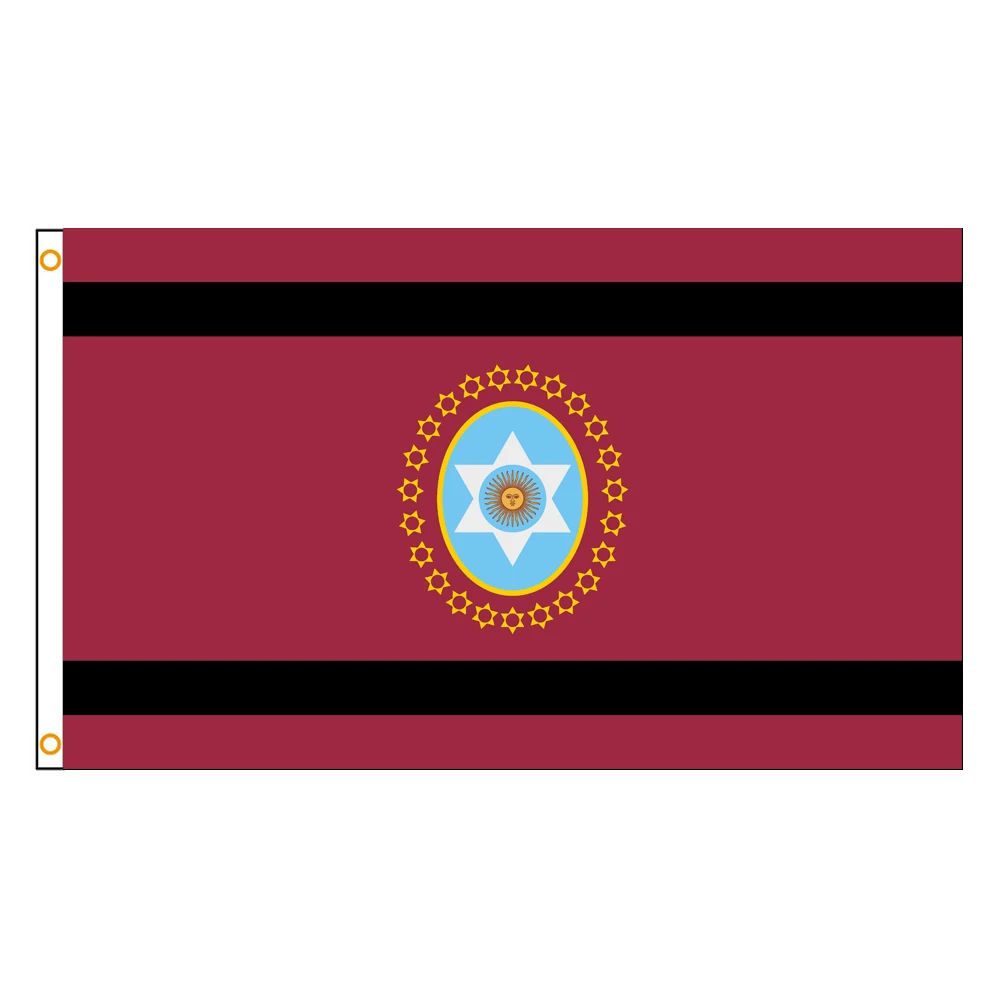 3x5 Ft Salta Flag Vivid Color and Fade proof The Jujuy flags of Argentina Polyester with Brass Grommets 3 X 5 Ft