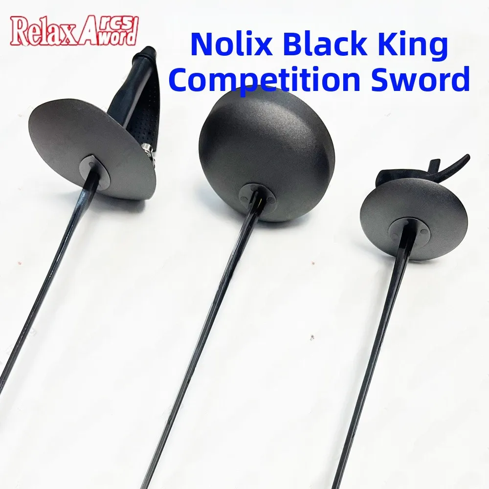 spada-da-scherma-nolix-epee-foil-per-bambini-in-acciaio-inossidabile-nero-antiruggine-per-competizioni-e-allenamento