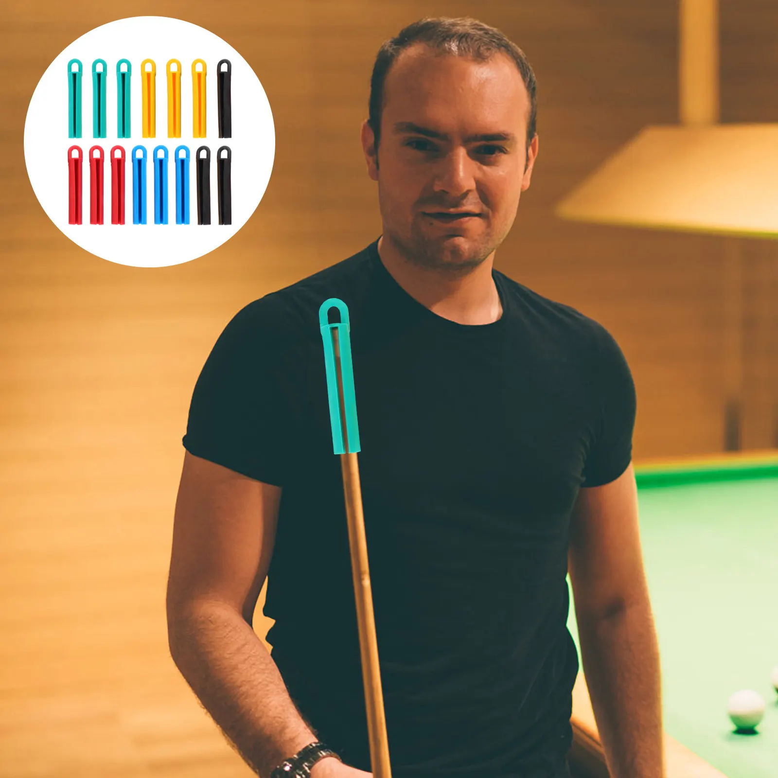 

Набор из 15 универсальных держателей для бильярдных киев: инструменты для хранения, демонстрации и защиты киев, крепление на стену