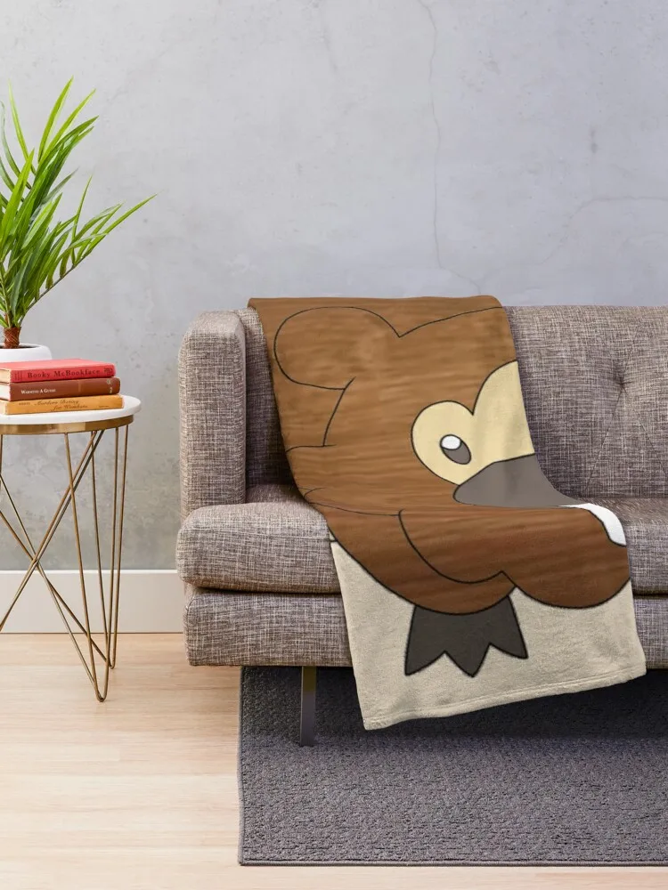 Bidoof Throw Blanket kawaii blanket cotton knit blanket luxury st blanket