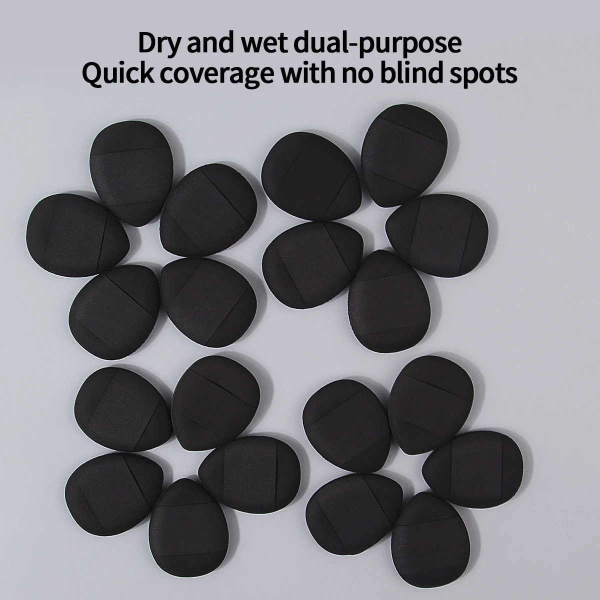 20 stks hot selling duim poederdons zachte spons bladerdeeg concealer luchtkussen mini kleine poederdons