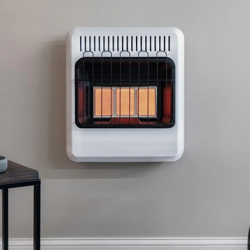 18000 Btu Vent Free Radiant Propane Heater With Thermostat And Blower