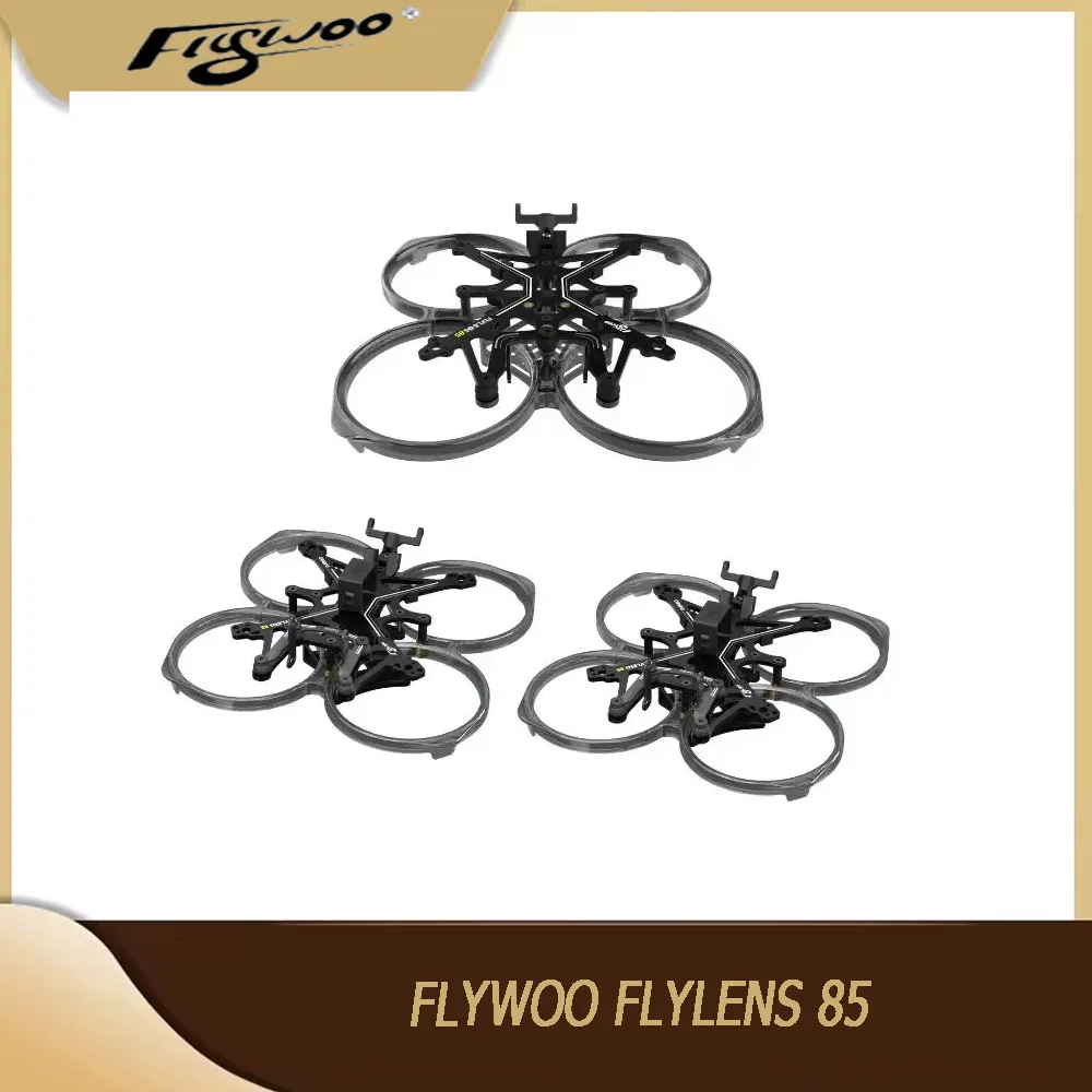 

FLYWOO FlyLens 85 2 Inch Long Range FPV Frame Kit, Optimized for DJI O3/O4/O4 Pro Air Unit, Stable Carbon Fiber Cinewhoop Build
