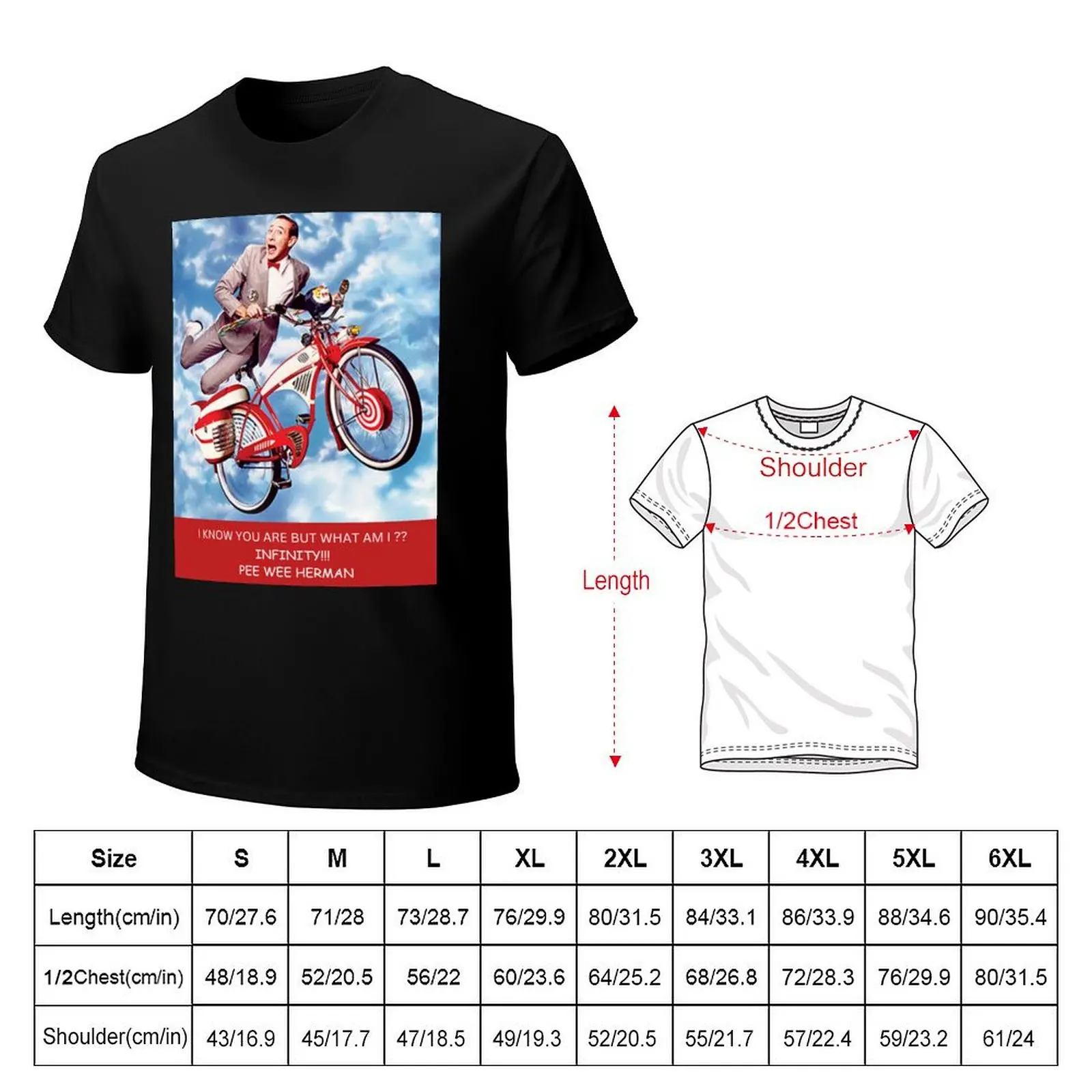 PEEWEE HERMAN T-Shirt Breathable Workout Short Sleeve Top