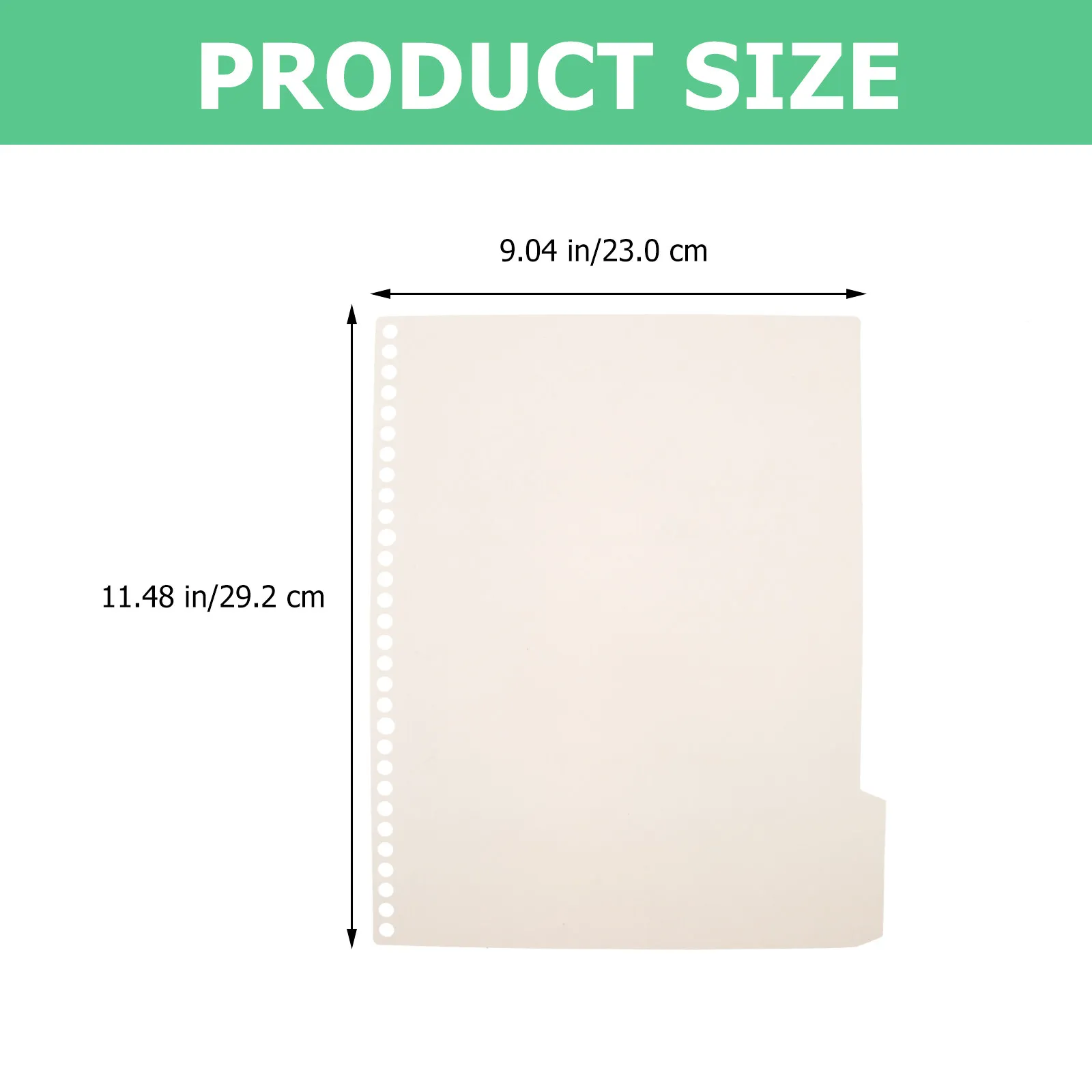 6Sets Colored Binder Dividers PP Index Dividers with Tabs for A4 Notepad Notebook Loose Leaf Binder Page Organization