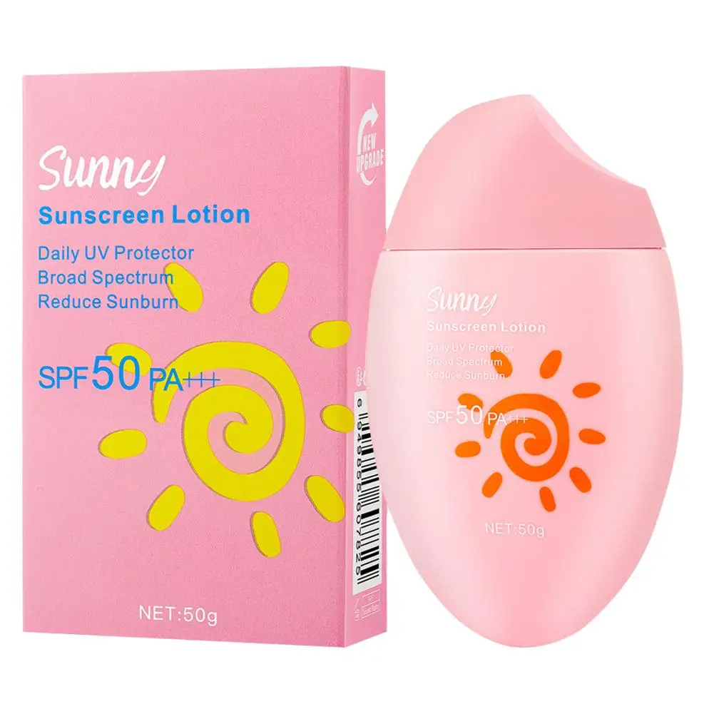 Protector Solar FPS 50 para mujer coreana, crema de protección Solar, bloqueador Solar, ligero, fino y refrescante