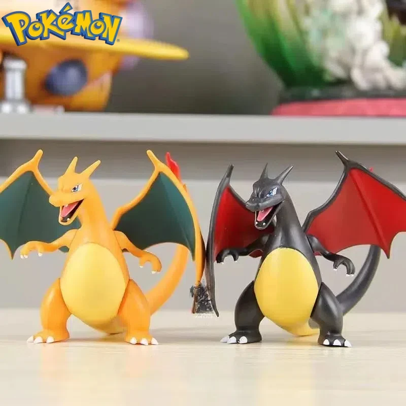 Pokemon Anime Figures Charizard Figure Charizard X Action Figurine 9cm Pvc Models Statue Collectible Toy Decoration Doll Toys