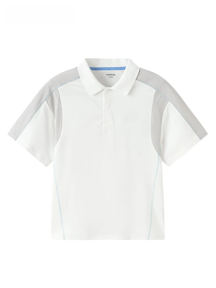 t-shirt-a-manches-courtes-pour-enfants-barbarbar-vetements-d'ete-pour-garcons-de-3-a-15-ans-coupe-ample-sechage-rapide-tissu-melange
