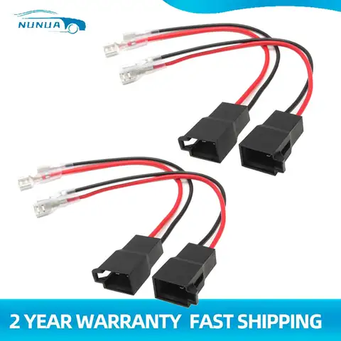 1/2 Pair 15cm Speaker Cable Adaptor Plug Connectors Sudio Wire Connector For Vauxhall /Renault /Volkswagen /Nissan /Audi A2 A4