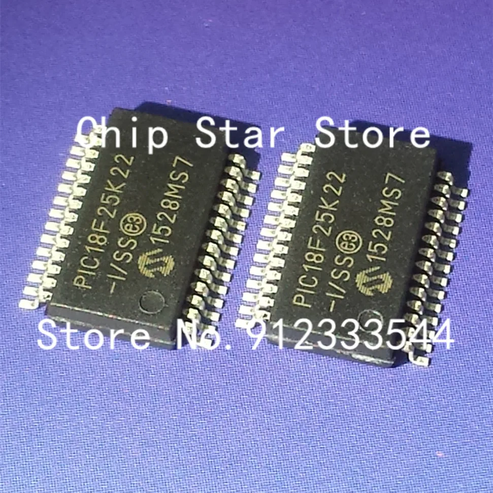 2-50pcs  PIC18F25K22-I/SS  PIC18F25K22T-I/SS  PIC18F25K22  SSOP28  8Bit Microcontrollers MCU  100%New And Original