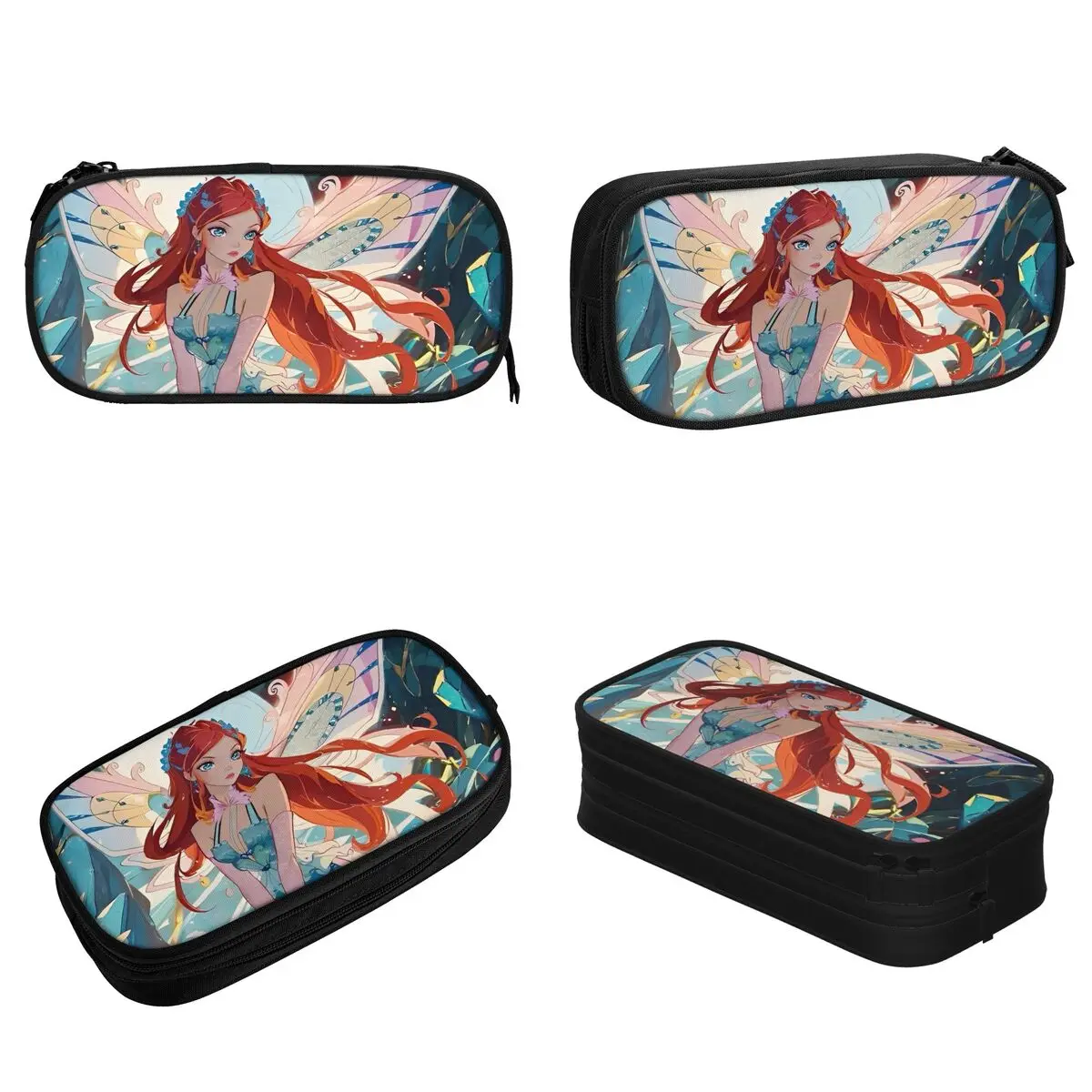 Пенал для девочек с рисунком из мультфильма