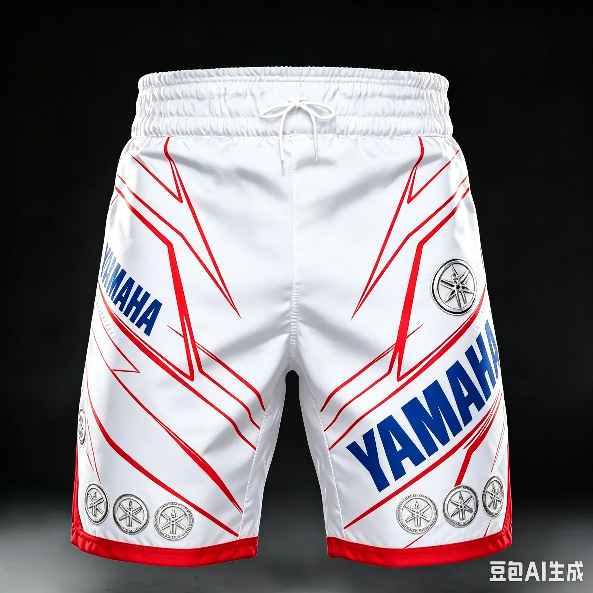 

Summer Hot Selling New Yamaha Fashion Loose Speed Drying White Shorts for Men and Women Personalized Motorcycle Riding Shorts