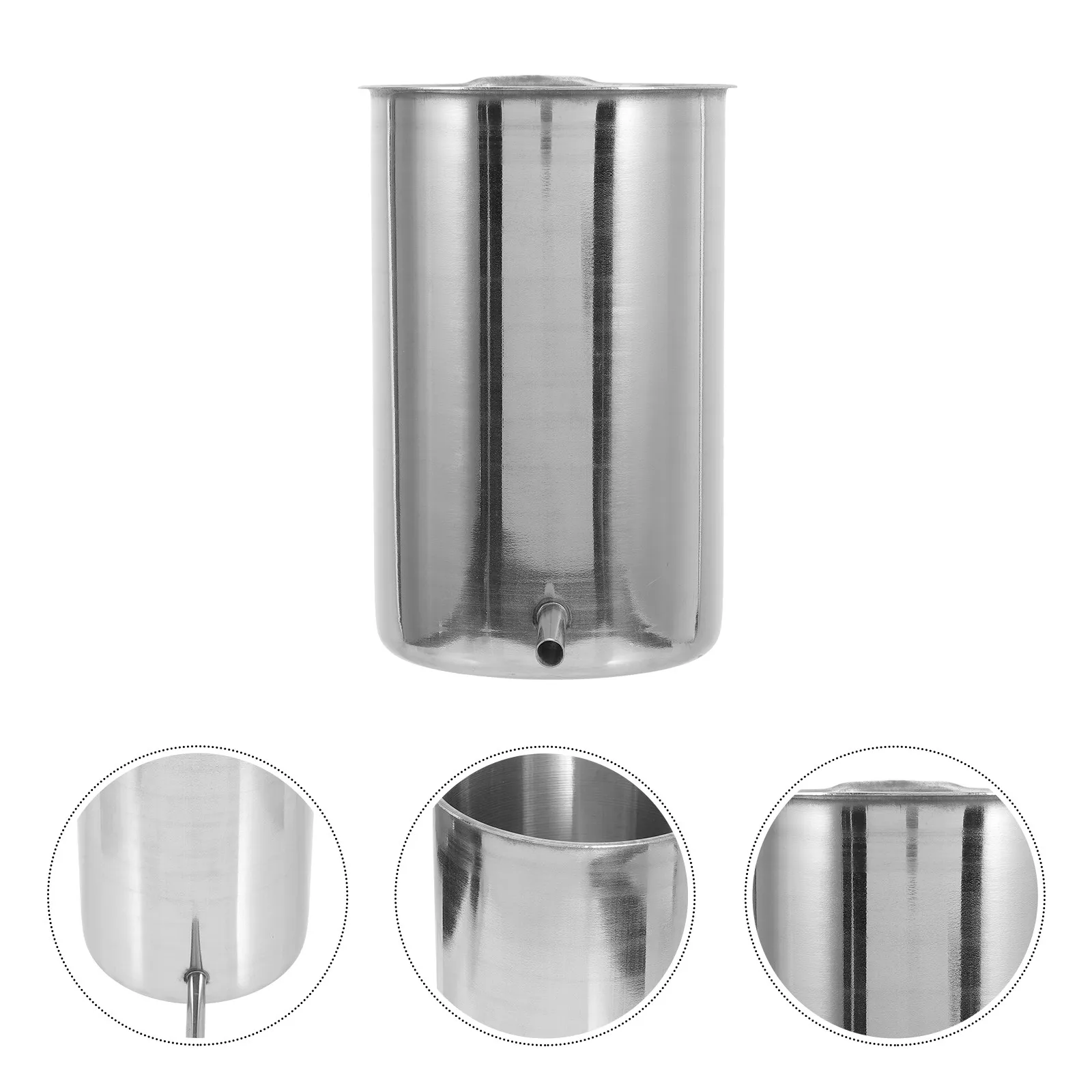 

Stainless Steel Enema Bucket 1000Ml Capacity Ergonomic Handle Easy to Hold and Operate Simple Design for Personal Or Clinical
